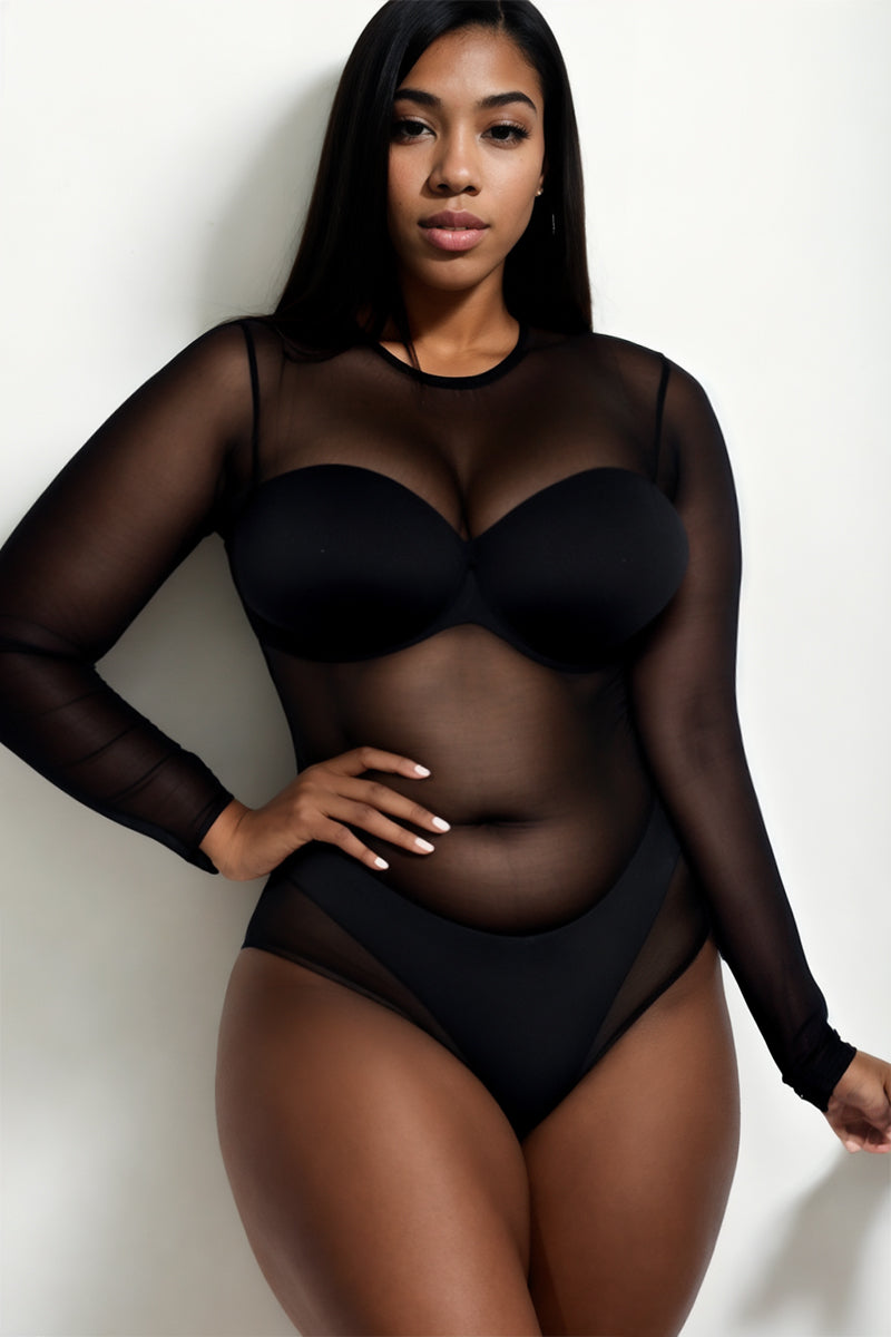 Plus size leotard bodysuit best sale