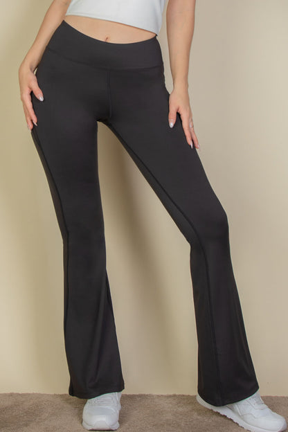 High Waist Flare Leggings - Capella Apparel