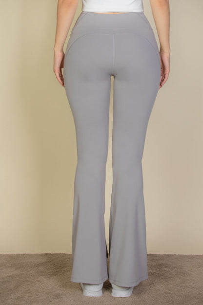 High Waist Flare Leggings - Capella Apparel