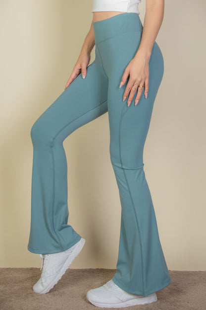 High Waist Flare Leggings - Capella Apparel