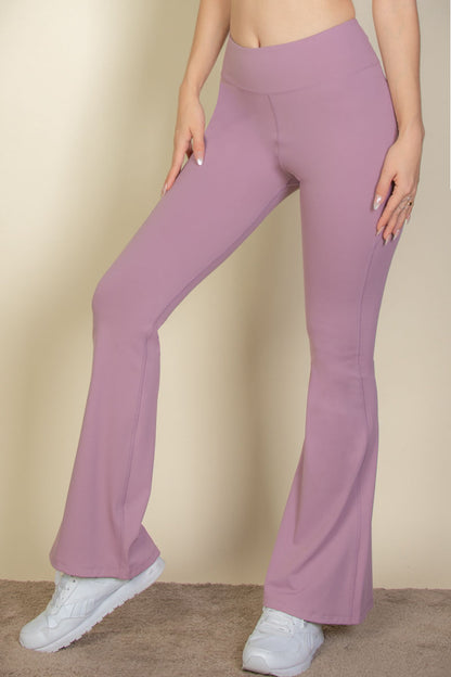 High Waist Flare Leggings - Capella Apparel