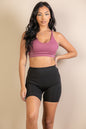 Criss Cross Back Sports Bra - Capella Apparel