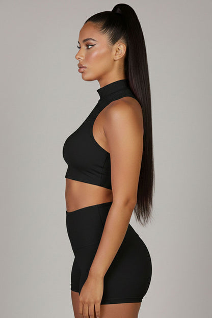 High Neck Sleeveless Top