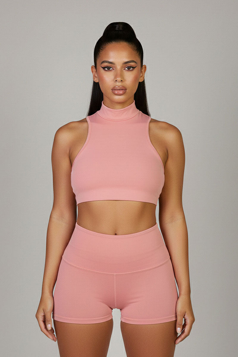 High Neck Sleeveless Top