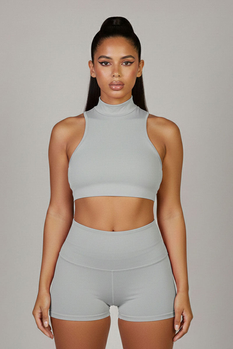 High Neck Sleeveless Top