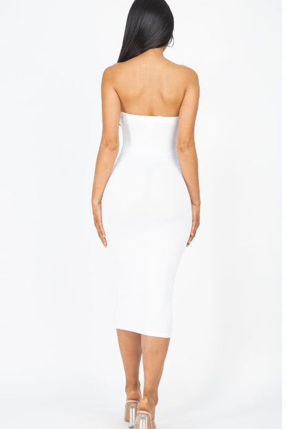 Tube Bodycon Midi Dress - Wholesale Capella Apparel