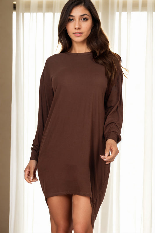 Cozy High Low Dress - Capella Apparel