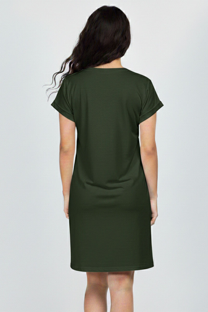 Cap Sleeve Pocket Mini Dress