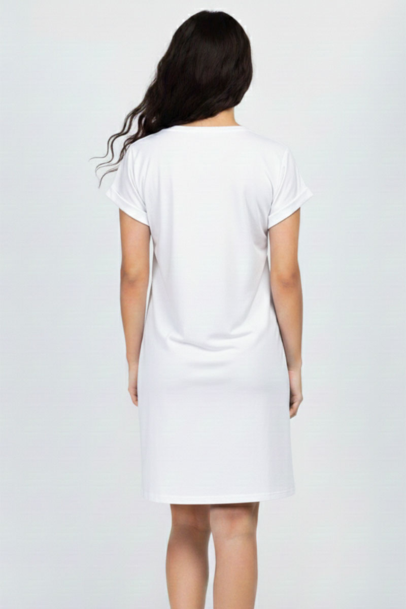 Cap Sleeve Pocket Mini Dress
