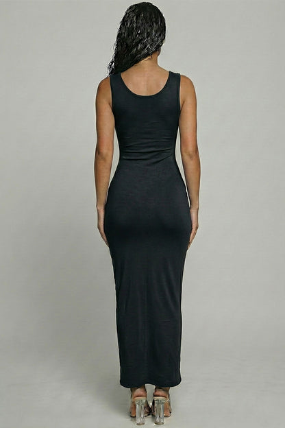 Solid Basic Maxi Dress