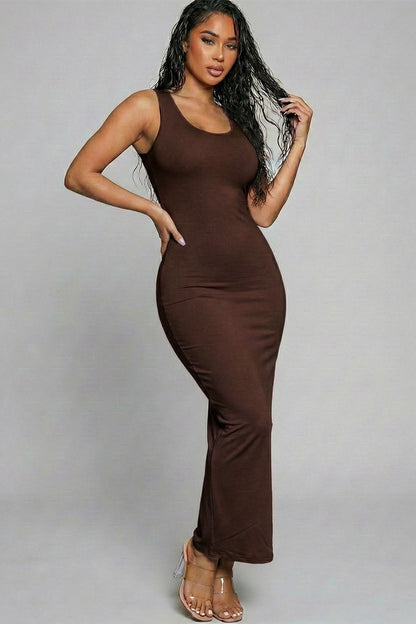 Solid Basic Maxi Dress