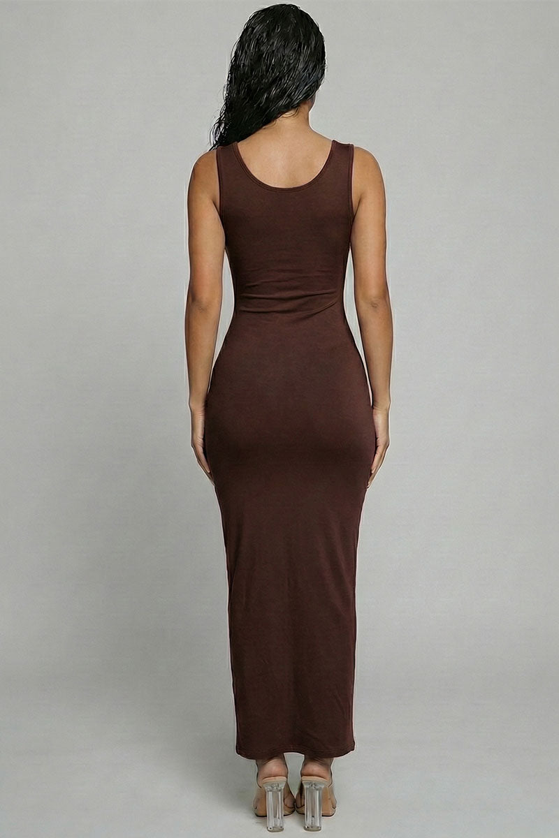 Solid Basic Maxi Dress