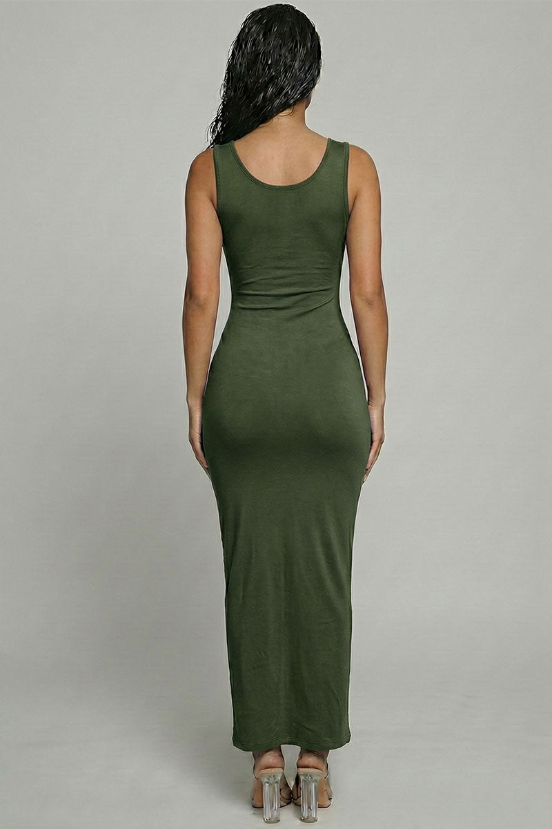 Solid Basic Maxi Dress