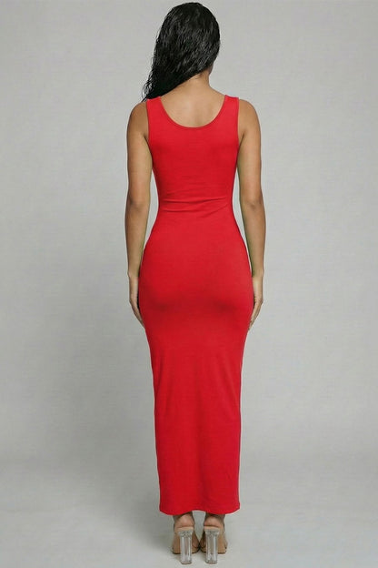 Solid Basic Maxi Dress