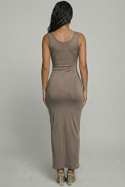 Solid Basic Maxi Dress