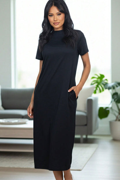 Side Pocket Tee Dress