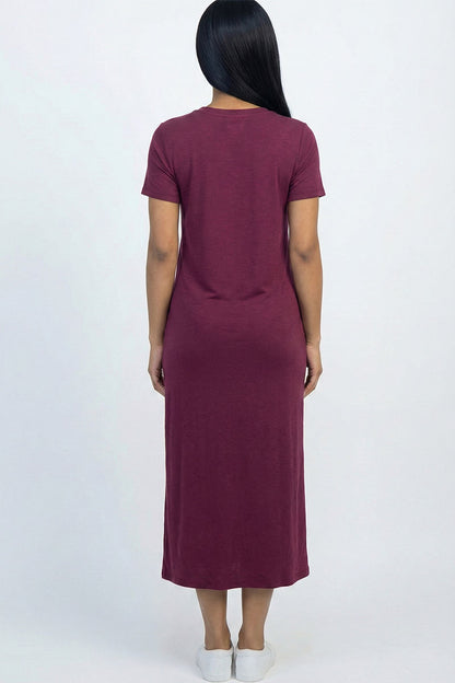 Side Pocket Tee Dress