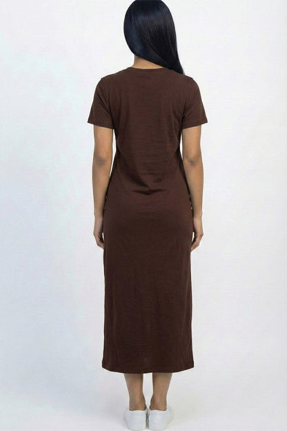 Side Pocket Tee Dress