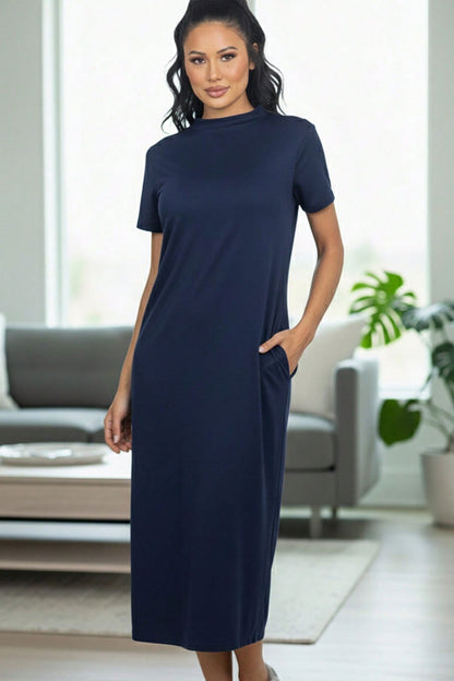 Side Pocket Tee Dress