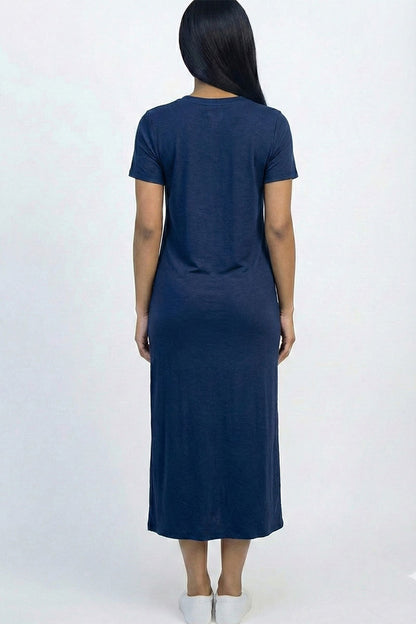 Side Pocket Tee Dress