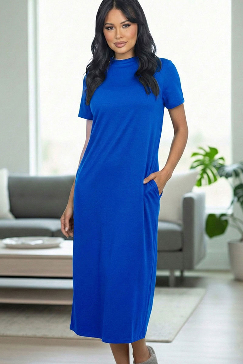 Side Pocket Tee Dress