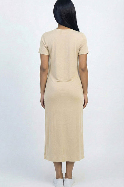 Side Pocket Tee Dress