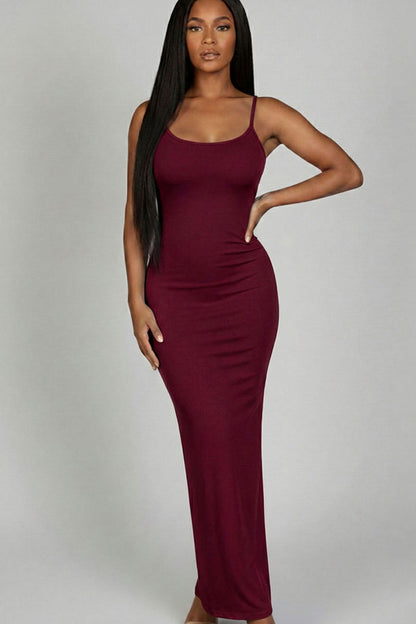 Ribbed Mermaid Hem Camisole Maxi Dress (CAPELLA)