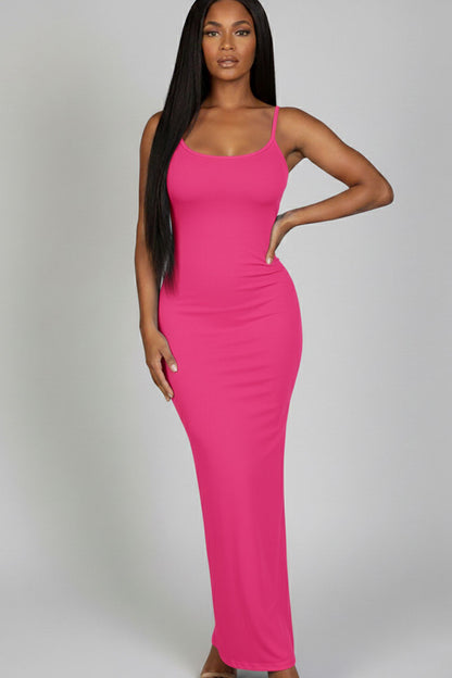 Ribbed Mermaid Hem Camisole Maxi Dress (CAPELLA)