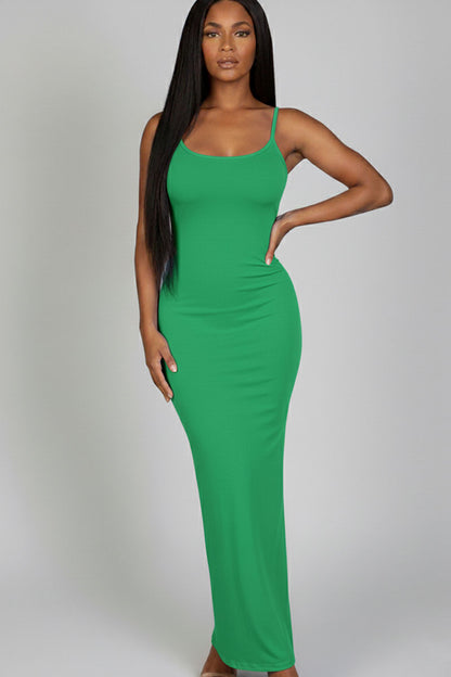 Ribbed Mermaid Hem Camisole Maxi Dress (CAPELLA) Ribbed Mermaid Hem Camisole Maxi Dress (CAPELLA)