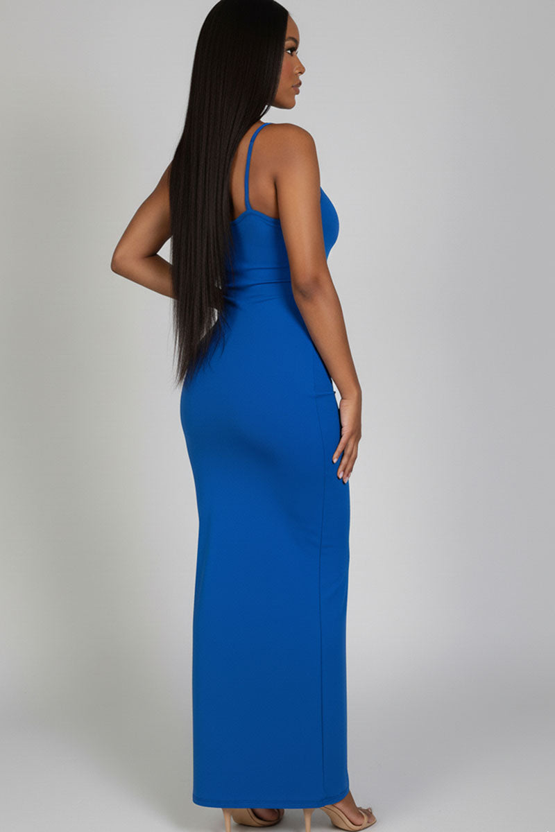 Ribbed Mermaid Hem Camisole Maxi Dress (CAPELLA)