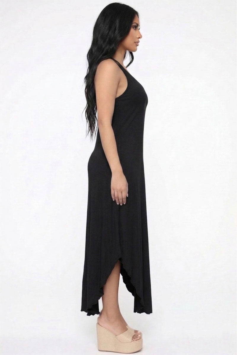 Solid Cami Double Strap Loose fit Dress