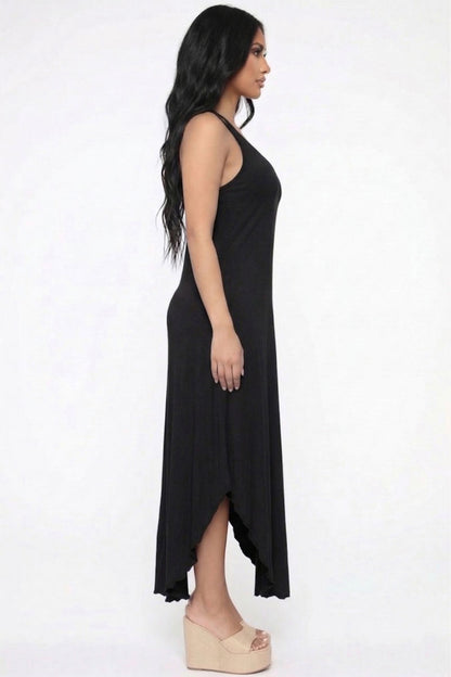 Solid Cami Double Strap Loose fit Dress