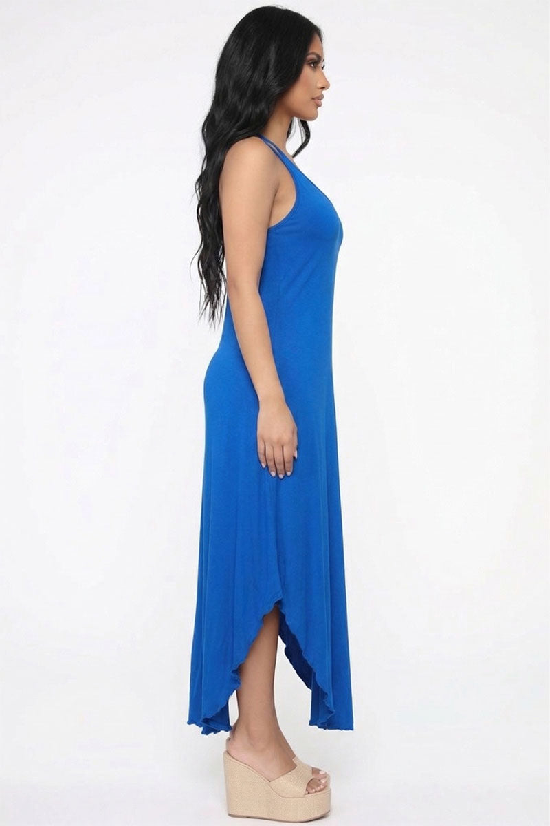 Solid Cami Double Strap Loose fit Dress