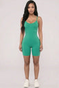 Ribbed Bodycon Romper