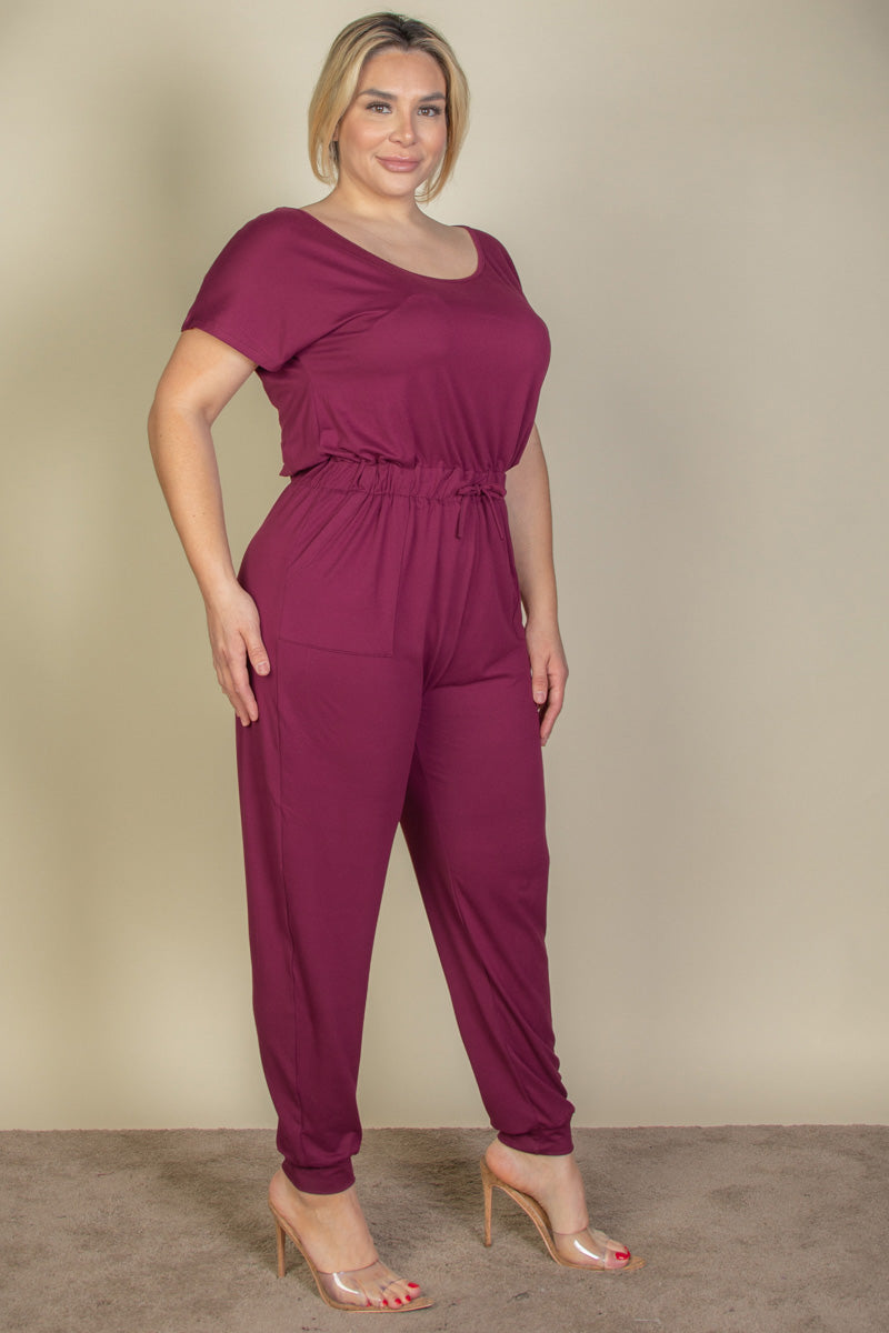 Purple jumpsuit apparel on sale