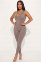 Racer Back Bodycon Jumpsuit (CAPELLA)