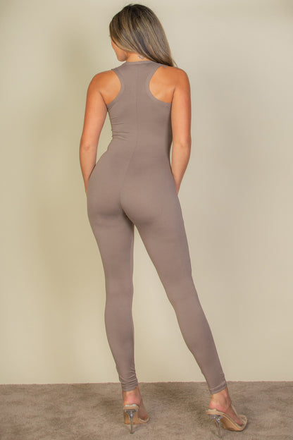 Racer Back Bodycon Jumpsuit - Wholesale Capella Apparel