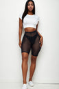 Mesh Biker Shorts - Wholesale Capella Apparel