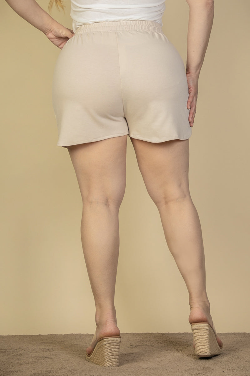 Plus Size French Terry Shorts - Capella Apparel