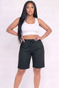 French Terry Bermuda Shorts