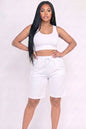 French Terry Bermuda Shorts