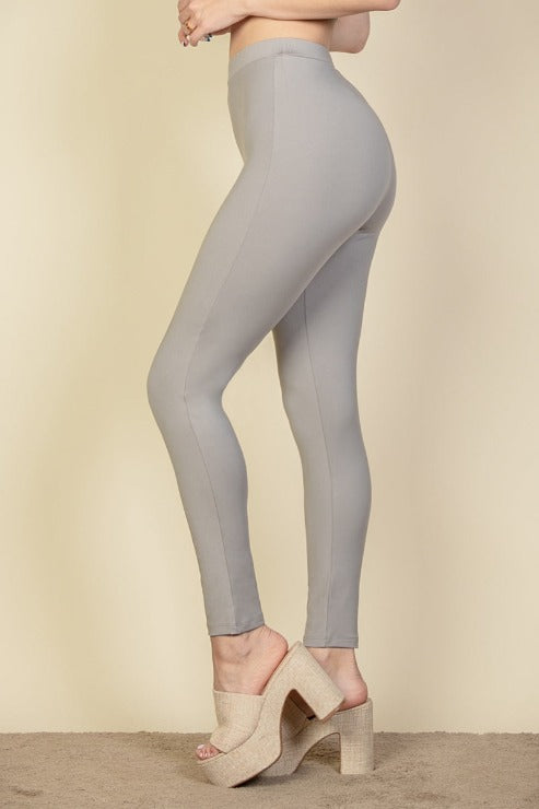 Solid High Waist Legging - Capella Apparel