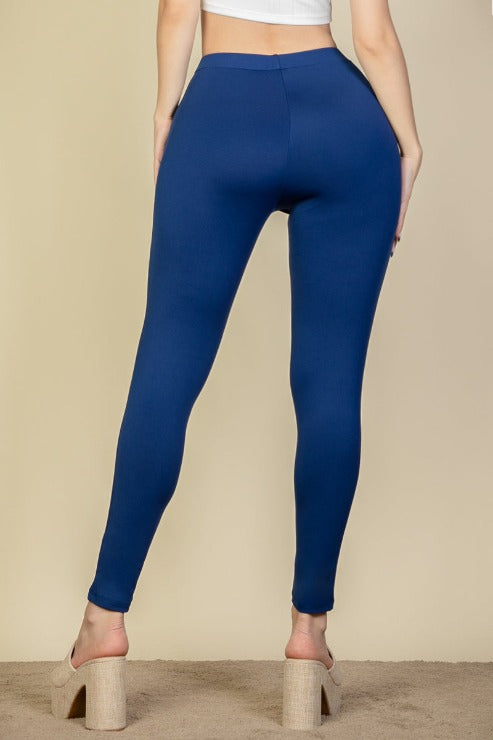 Solid High Waist Legging - Capella Apparel