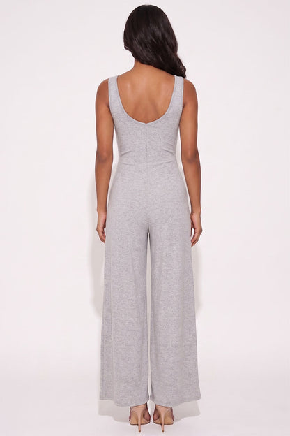 Sleeveless Tank Wide Leg Jumpsuit