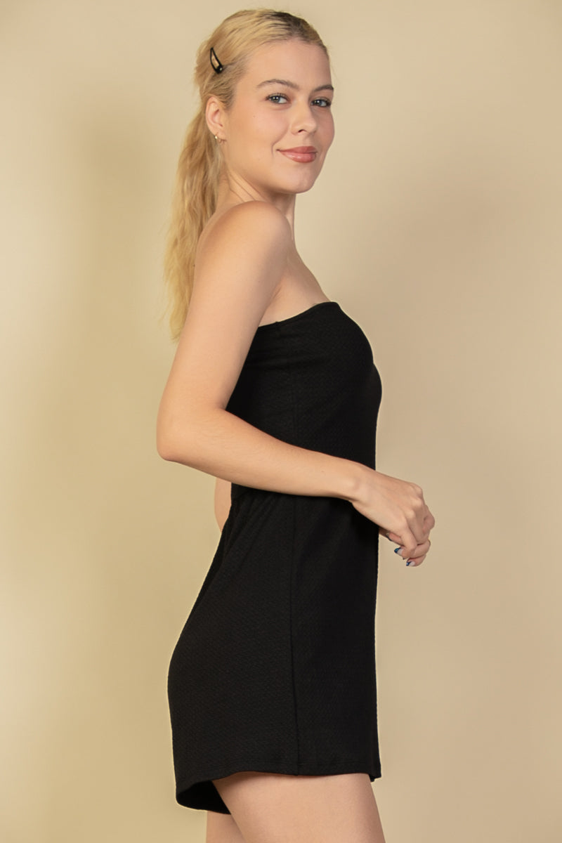 One shoulder high waisted romper - Capella Apparel