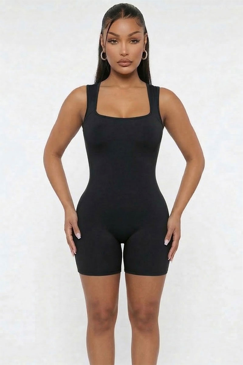 Sleeveless Tank Bodycon Romper