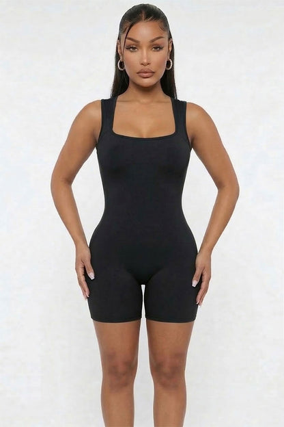 Sleeveless Tank Bodycon Romper