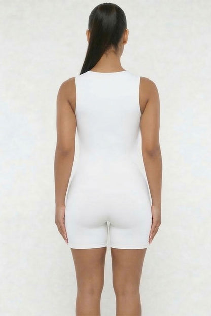 Sleeveless Tank Bodycon Romper