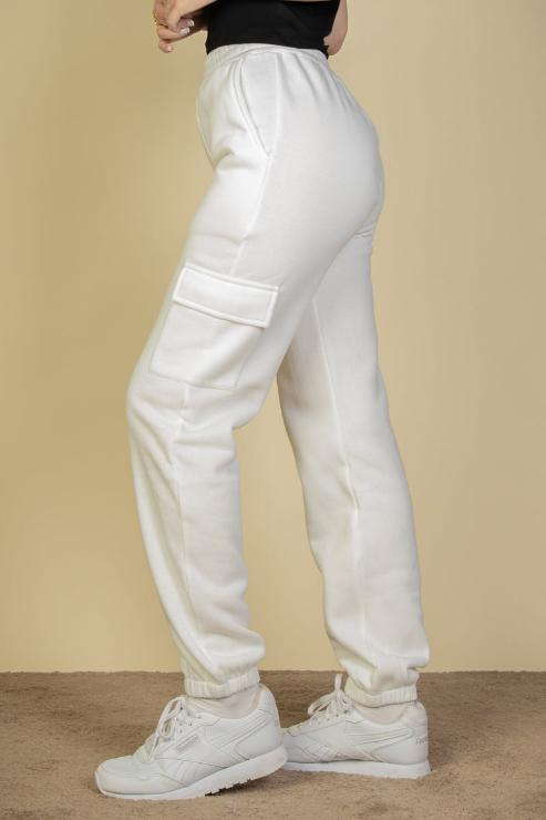 Side Pocket Drawstring Waist Sweatpants - Capella Apparel