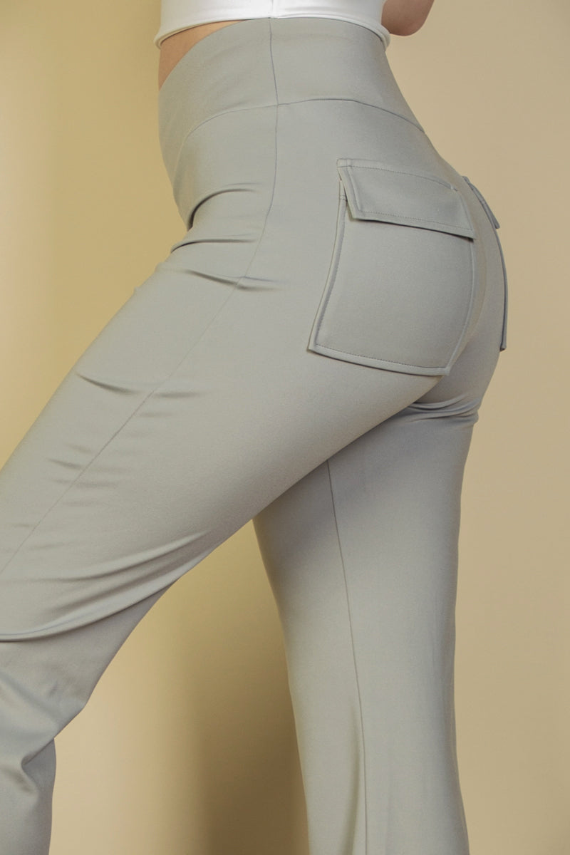 High Waisted Flared Pants - Capella Apparel